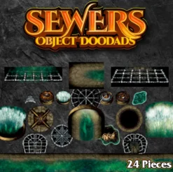 Roleplaying Objects - Sewers - 24 Pieces