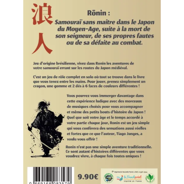 Ronin - Le Jeu de Rôle Solo