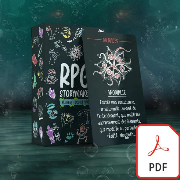 RPG Storymaker Horreur & Occultisme - Deck de 60 Cartes - Version PDF