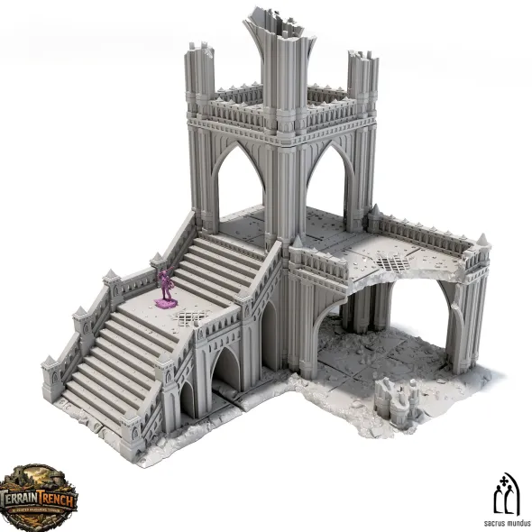 Ruined Stairway - Scenery Terrain