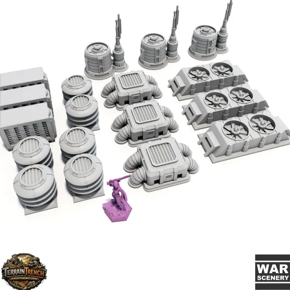 Scifi Roof Props - Scenery Terrain