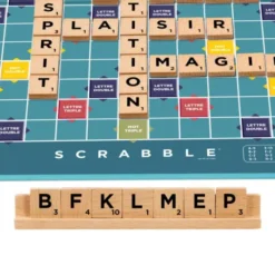 Scrabble Classique - 2 Jeux en 1 - Version Bois