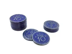 Scythe - 15 Metal $10 Blue Coins