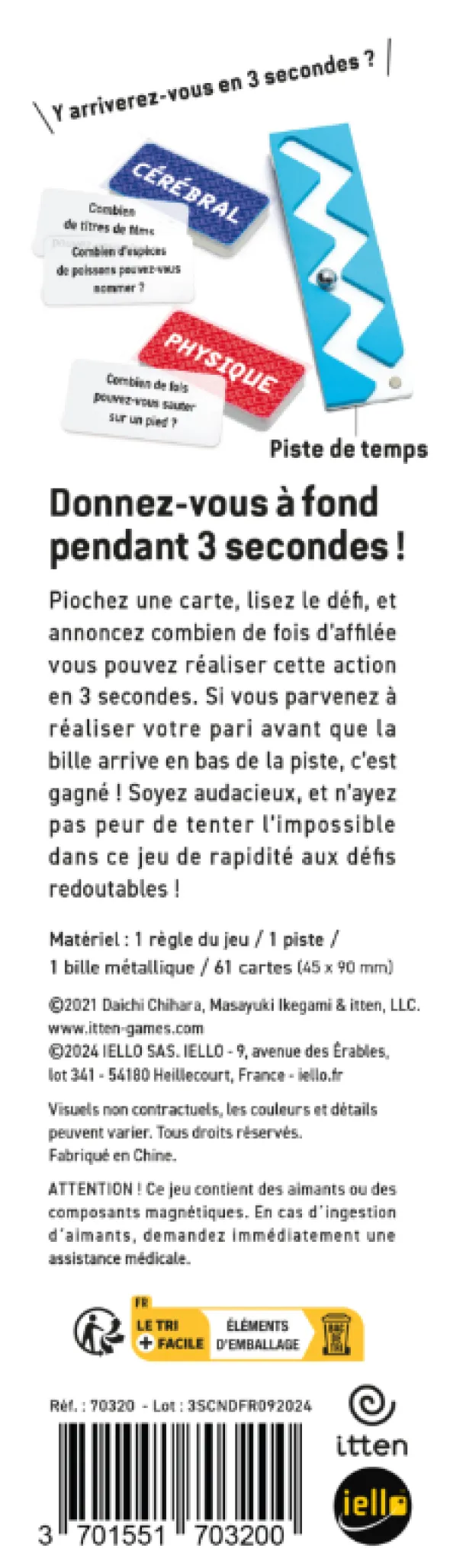 3 Secondes ! (pas plus)