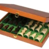 Set d'échecs de Tournoi, case 50 mm - Marron