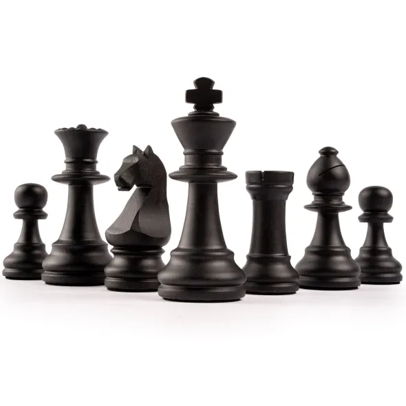 Set d'échecs, Noir Olivier Deluxe, case 50 mm