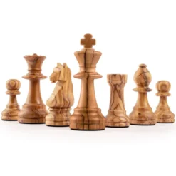 Set d'échecs, Noir Olivier Deluxe, case 50 mm