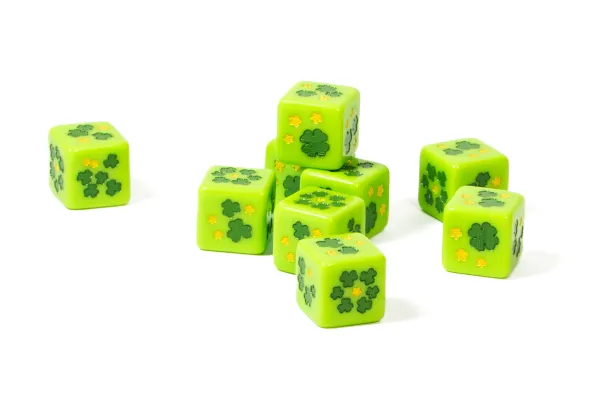 Set de 4 D6 - Clover
