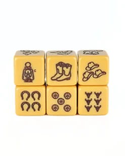 Set de 4 D6 - Cowboy