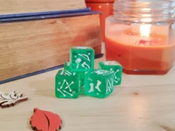 Set de 4 D6 – Cube Gélatineux