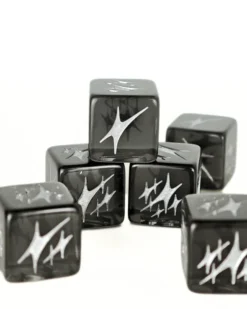 Set de 4 D6 – Cyberpunk Stars