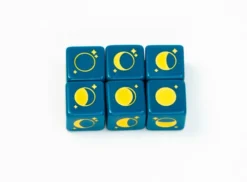 Set de 4 D6 – Dés des phases de la lune