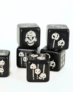 Set de 4 D6 – Guerriers-Squelettes