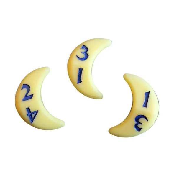 Set de 3 D4 - Moon