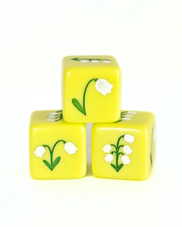 Set de 4 D6 – Muguet