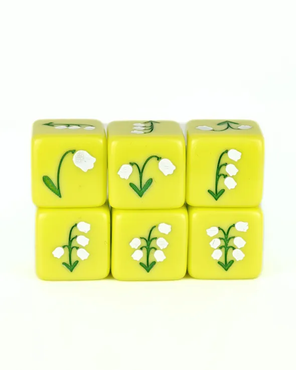 Set de 4 D6 – Muguet
