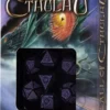 Set de 7 Dés Call of Cthulhu - Horror on the Orient Express Noir / Violet