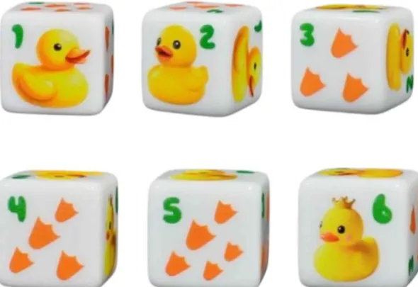 Set de dés Canard