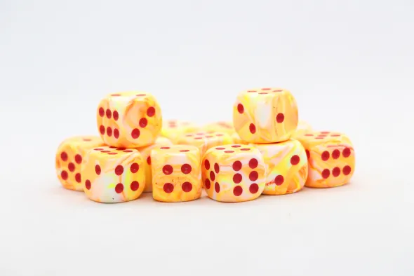 Set de 36 Dés Chessex : Festive