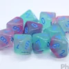 Set de 10 Dés 10 Faces Chessex : Gemini