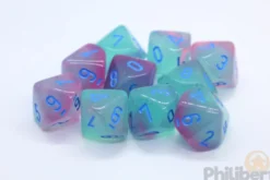 Set de 10 Dés 10 Faces Chessex : Gemini