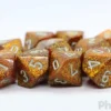 Set de 10 Dés 10 Faces Chessex : Glitter