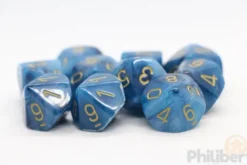 Set de 10 Dés 10 Faces Chessex Phantom