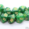Set de 10 Dés 10 Faces Elder Dice: The Brand of Cthulhu (Drowned Green)