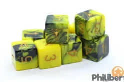 Set de 9 Dés 6 Faces Elder Dice: The Yellow Sign