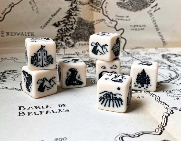 Set de dés générateur de cartes