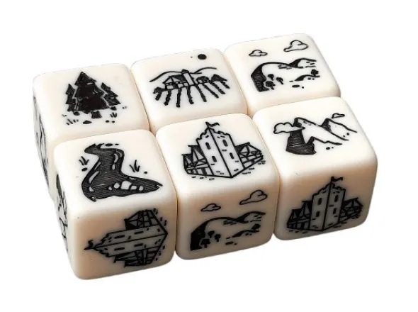 Set de dés générateur de cartes