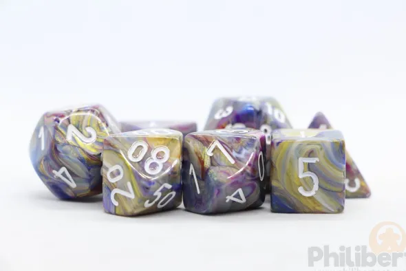 Set de 7 Dés JDR Chessex : Festive