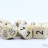 Set de 7 Dés JDR Chessex : Marble