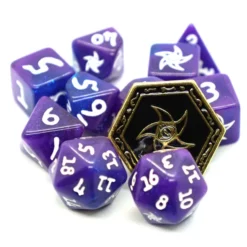 Set de 10 Dés JDR Elder Dice: Astral Elder Sign: Silver Key