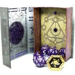 Set de 10 Dés JDR Elder Dice: Astral Elder Sign: Silver Key