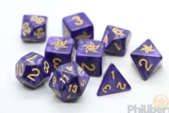 Set de 9 Dés JDR Elder Dice: Astral Elder Sign (Mystic Purple)
