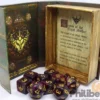 Set de 10 Dés JDR Elder Dice: Crown of the Night Mother - Mythic Glass and Wax Edition