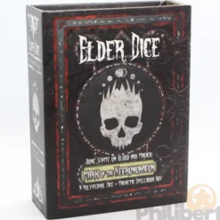 Set de 9 Dés JDR Elder Dice: Mark of the Necronomicon (Bone White on Blood)