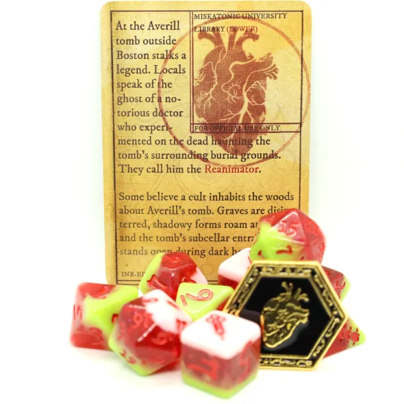 Set de 10 Dés JDR Elder Dice: Reanimator