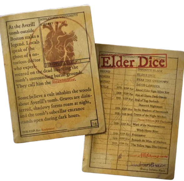 Set de 10 Dés JDR Elder Dice: Reanimator