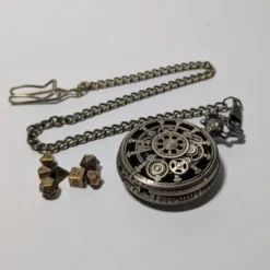 Set de 7 Dés JDR en Gousset Répliquant : Steam Punk