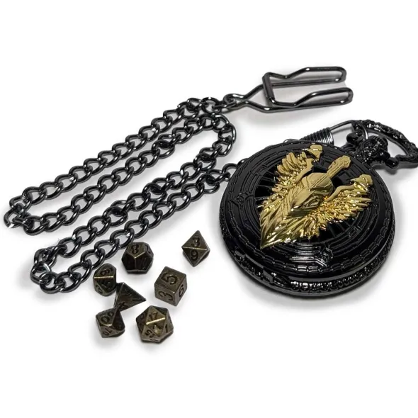 Set de 7 Dés JDR en Gousset Répliquant : Paladin