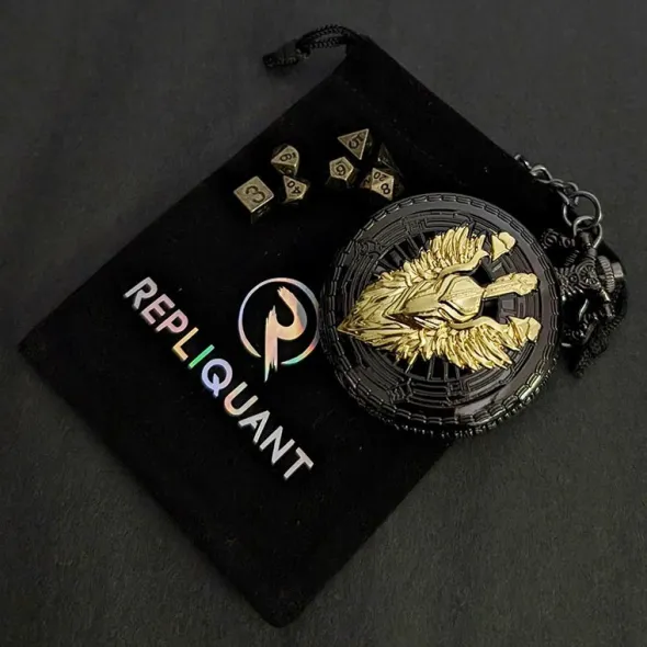 Set de 7 Dés JDR en Gousset Répliquant : Paladin