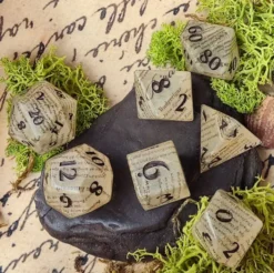 Set de 7 Dés JDR : Journal