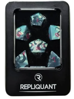 Set de 7 Dés JDR Répliquant - Cthulhu UV Printing