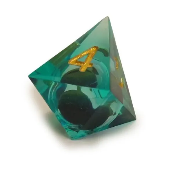 Set de 7 Dés JDR Répliquant : Œil de Dragon Mouvant