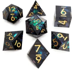 Set de 7 Dés JDR Répliquant - Scarabée