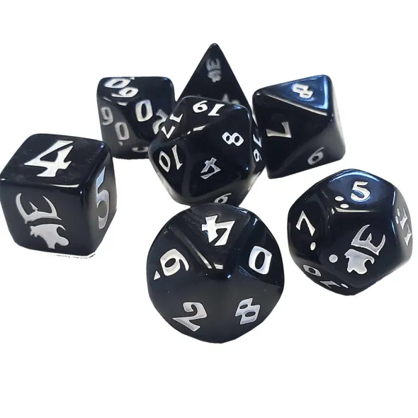 Set de Dés Munchkin - Noir/Blanc