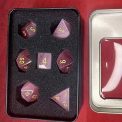 Set de 7 Dés Pierre Semi Précieuse