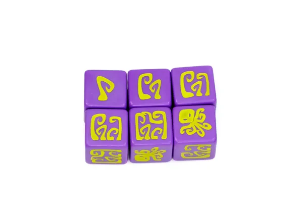 Set de 4 D6 - Tentacules de Cthulhu